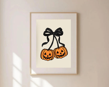 Coquette Halloween Print