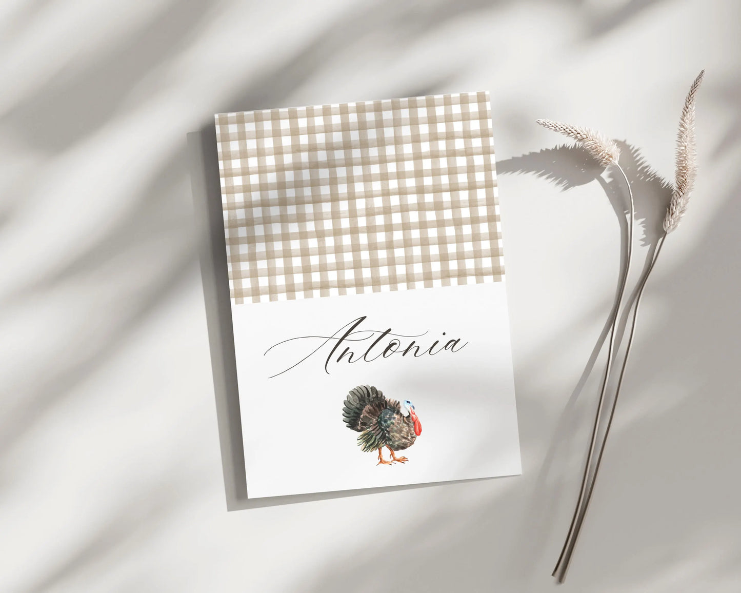 Personalized Thanksgiving Place Cards- Style 02