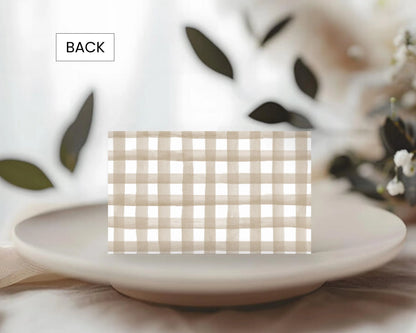 Personalized Thanksgiving Place Cards- Style 02