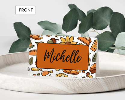 Personalized Thanksgiving Place Cards- Style 06