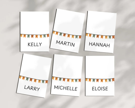 Personalized Thanksgiving Place Cards- Style 03